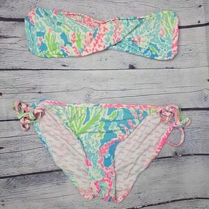 Lilly Pulitzer Let's Cha Cha Bikini Size Small